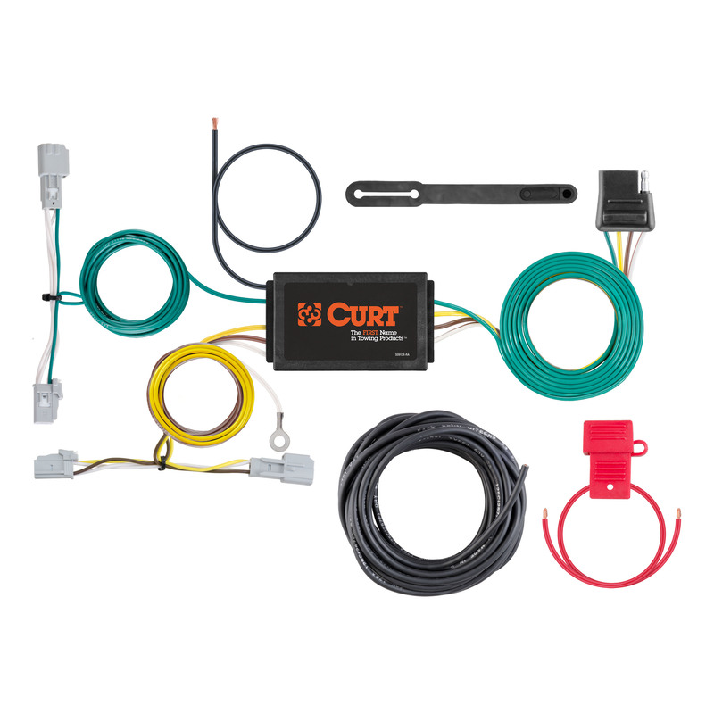 CURT 56387 Vehicle-Side Custom 4-Pin Trailer Wiring Harness, Fits Select Chevrolet Malibu